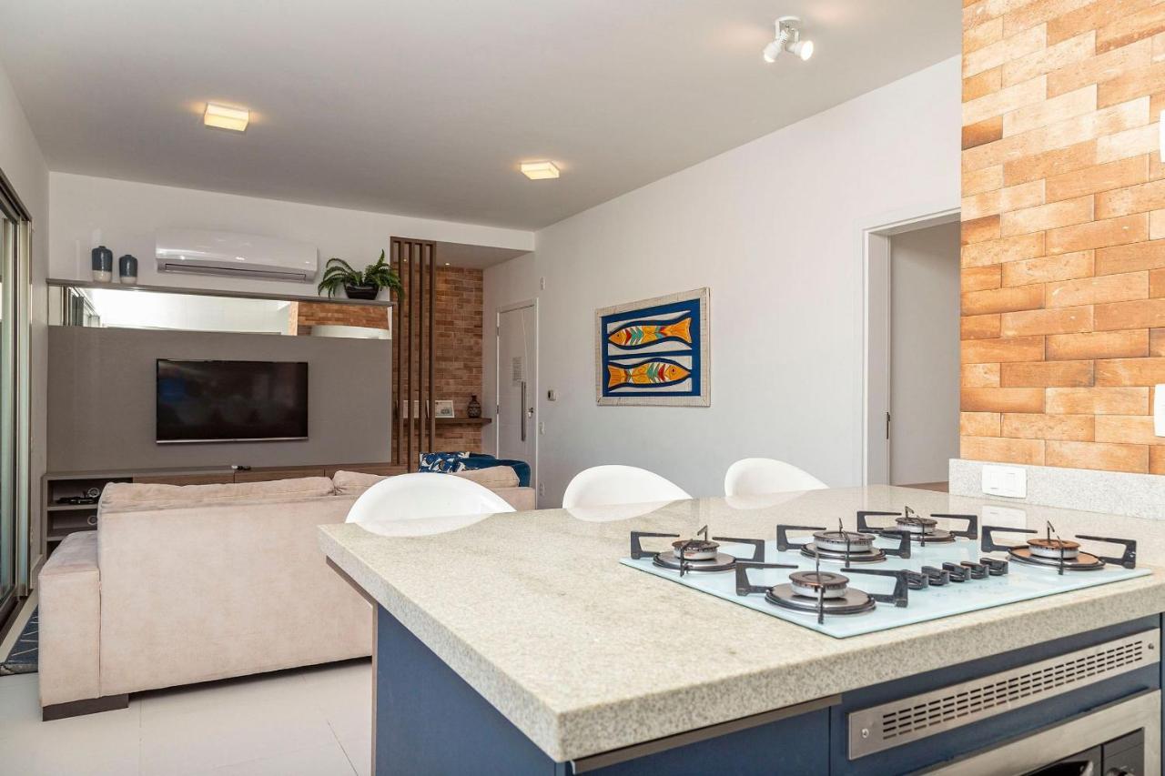 Punta Blu 102-7 - Apartamento De Alto Padrao Em Condominio Exclusivo, Quadra Poliesportiva - Piscina - Portaria 24H. Bombinhas Kültér fotó